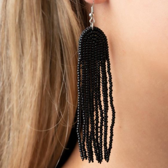 paparazzi Jewelry - Right as RAINBOW - Black Earrings